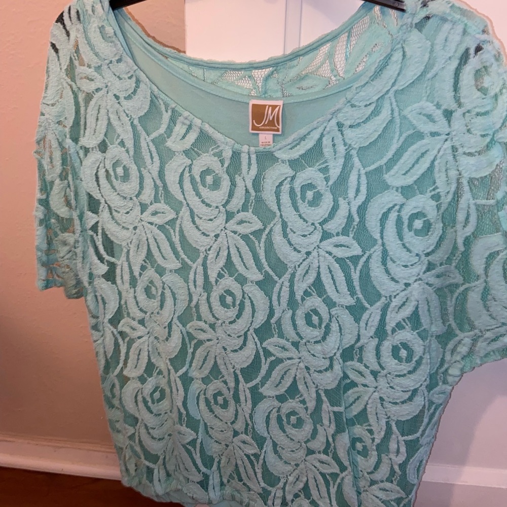 JM collection lace blouse!